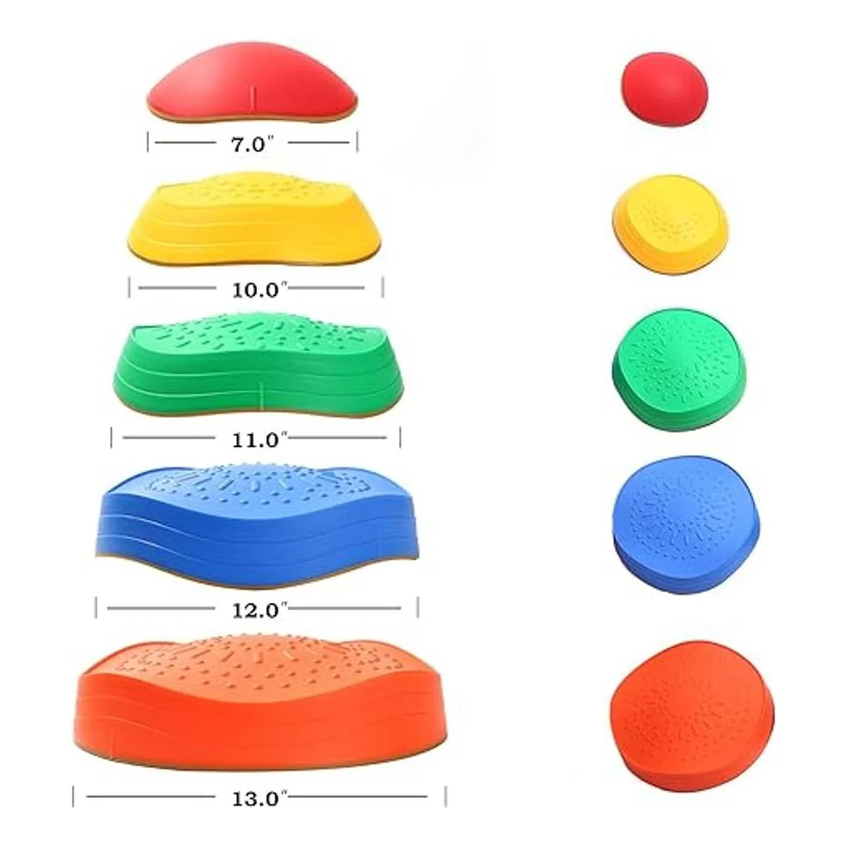 makarci Piedras de escalón para niños 5 piezas de piedras_3