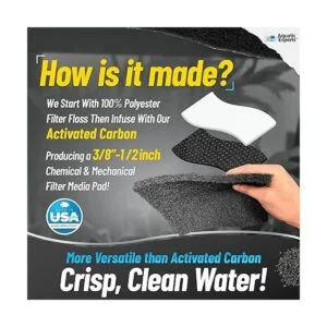 Almohadilla de carbono para acuario cortada para_4