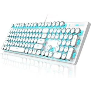 Teclado mecánico para juegos de escribir teclado punk_1