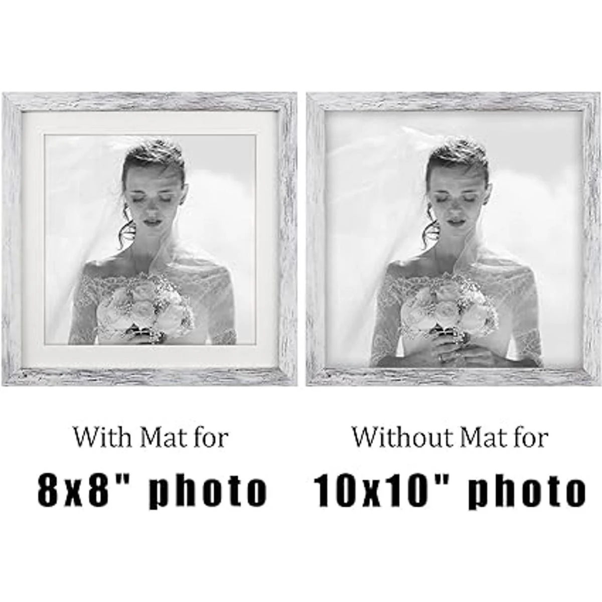 Juego de 6 portarretratos cuadrados de 10 x 10 pulgadas_2