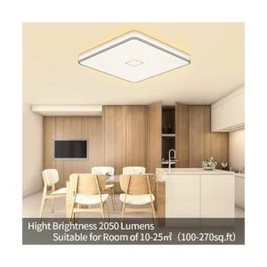 Airand Lámpara de techo LED empotrada de 24 W y 12.6_4