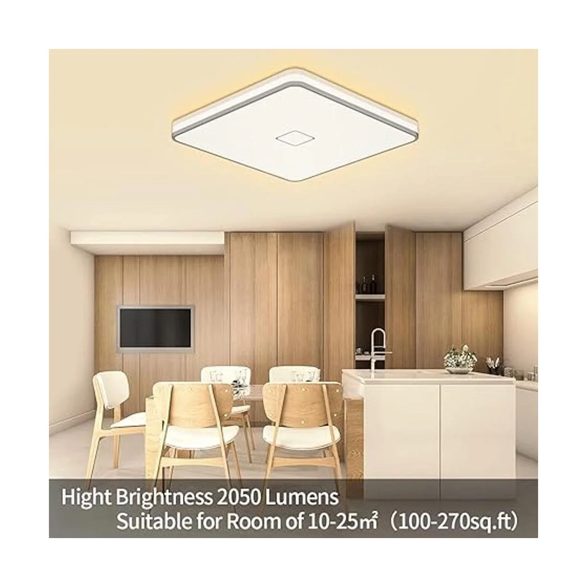 Airand Lámpara de techo LED empotrada de 24 W y 12.6_4