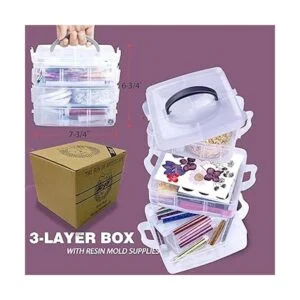 Kit de moldes de resina para principiantes 125 piezas_2