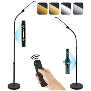 NXONE Lámpara de pie LED moderna para lectura ajustable_1