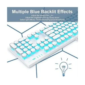 Teclado mecánico para juegos de escribir teclado punk_2