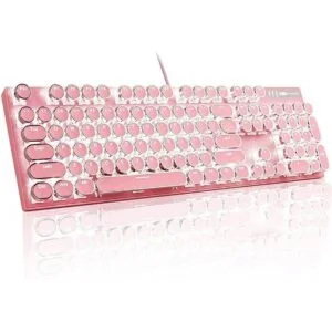 MageGee Typewriter Teclado mecánico para juegos teclado_1