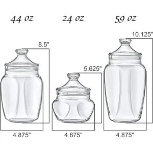 Amazing Abby Embrace Bote de baño acrílico juego de 3_4