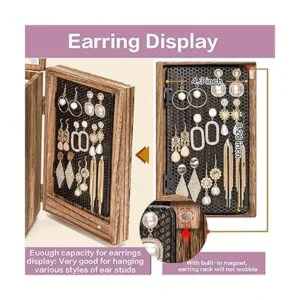 Meangood Joyero de madera para Wowen caja organizadora_3