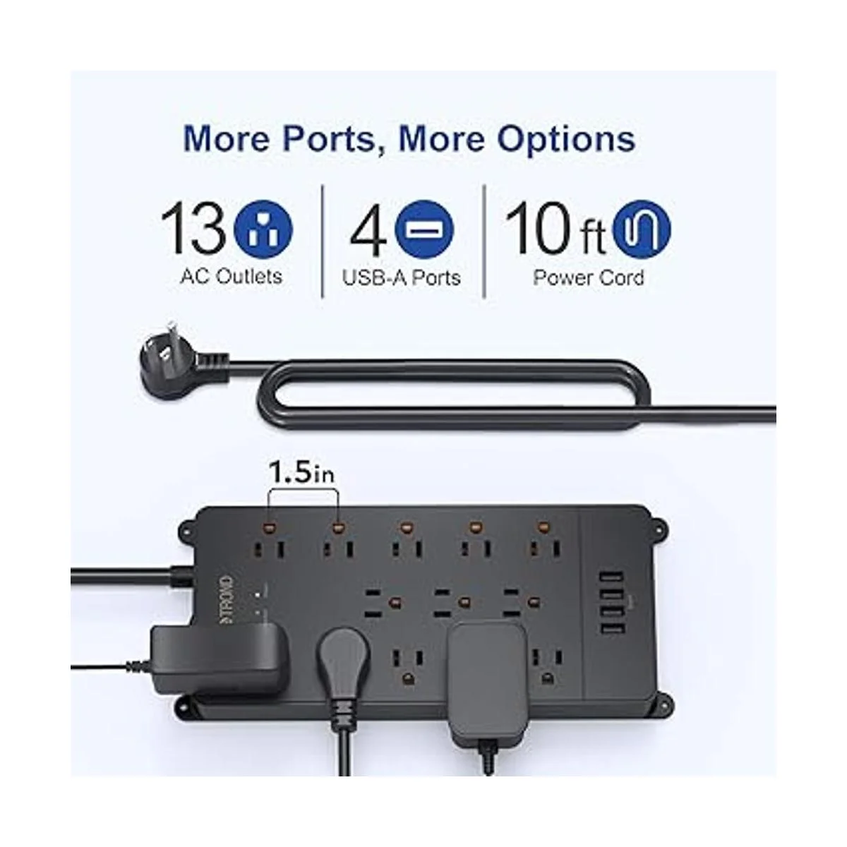 TROND Protector contra sobretensiones de 13 tomas 4000 J_2