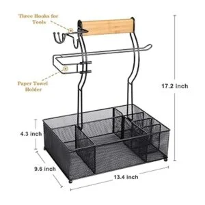 FANGSUN Organizador grande para utensilios de parrilla_4