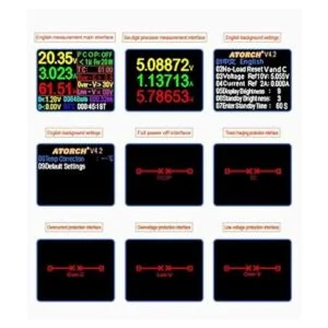 Probador USB C 3 en 1 tipo C DC5.5 medidor USB de carga_3