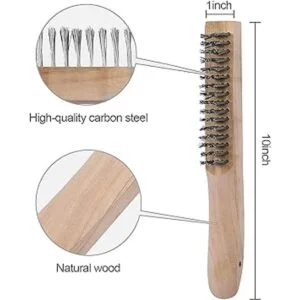 ZOENHOU 24 cepillos de alambre de 10.0 in mango de madera_2
