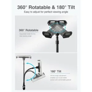 Elitehood Soporte de trípode de piso para tableta soporte_5