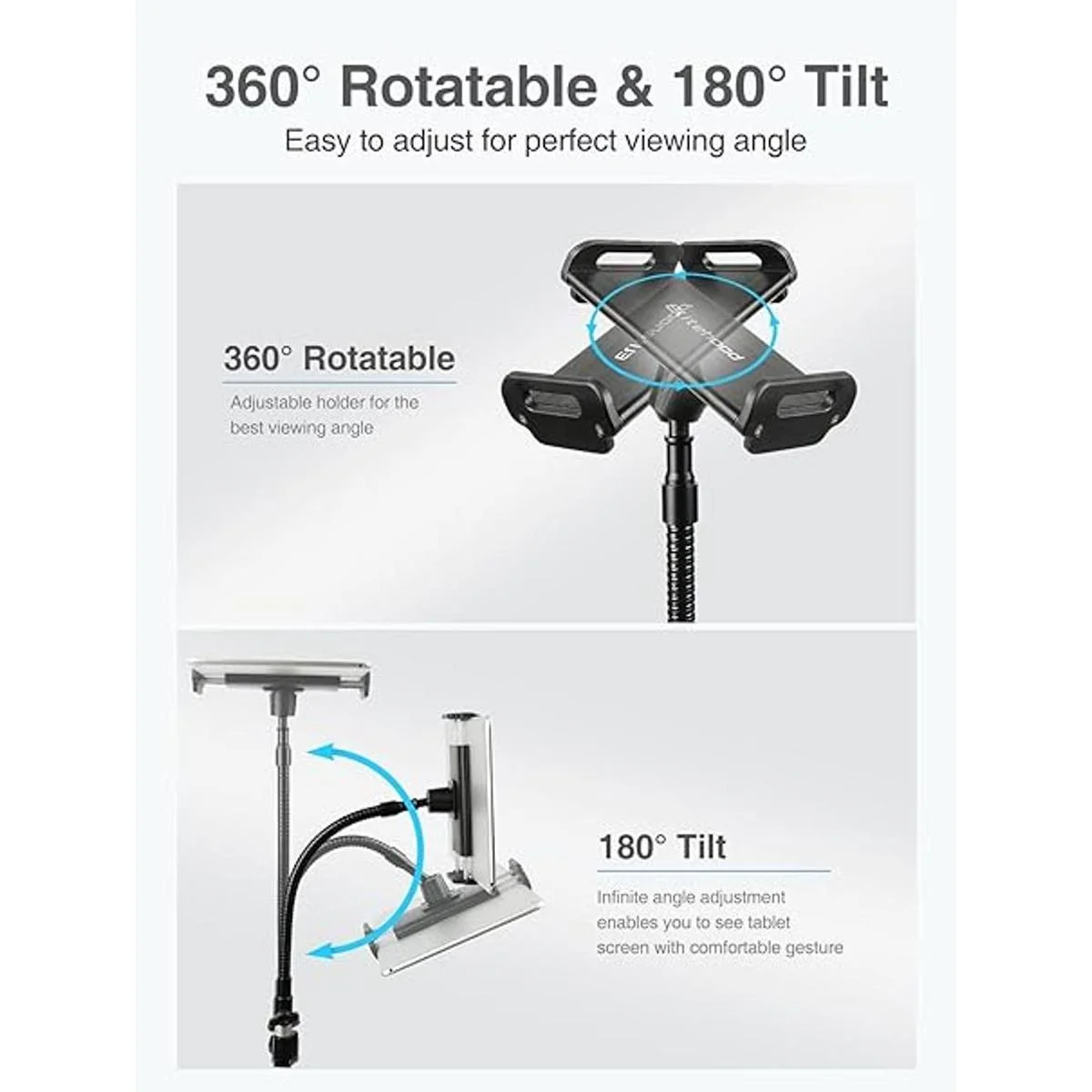 Elitehood Soporte de trípode de piso para tableta soporte_5