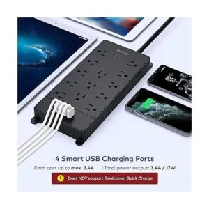 TROND Protector contra sobretensiones de 13 tomas 4000 J_3