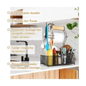 FANGSUN Organizador grande para utensilios de parrilla_3