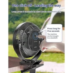 Svinkal Ventilador portátil USB con clip ventilador_4
