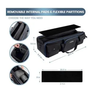 YOREPEK Estuche de transporte para trípode bolsa de_2