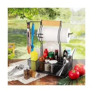 FANGSUN Organizador grande para utensilios de parrilla_5