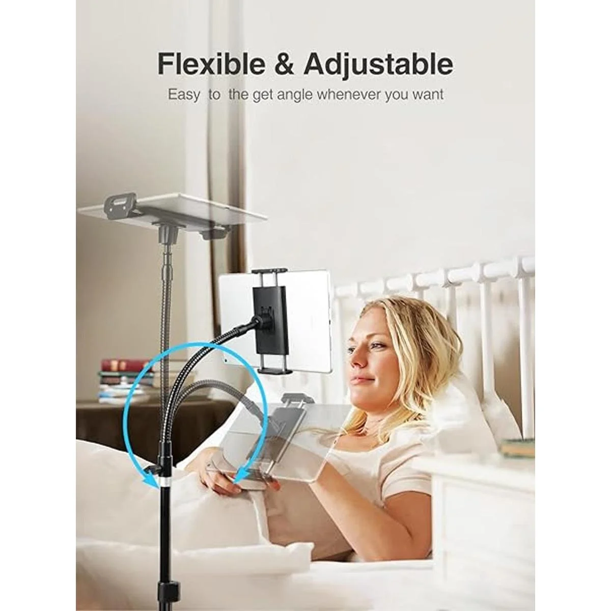 Elitehood Soporte de trípode de piso para tableta soporte_6