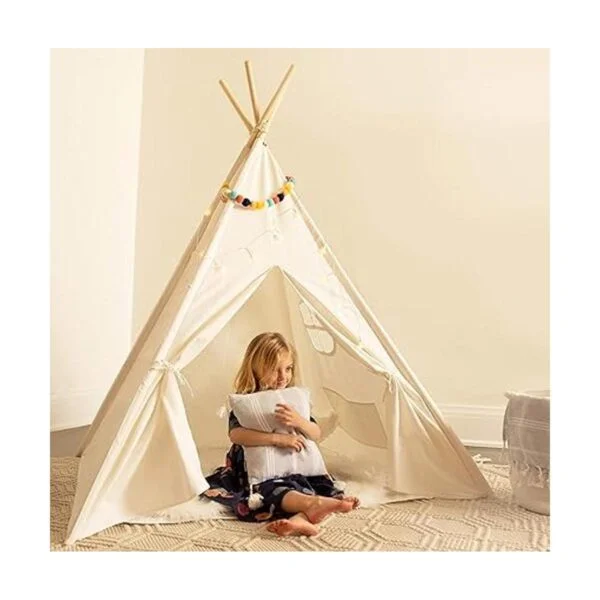 Tienda de campaña para tipis para niños con cadena de_3