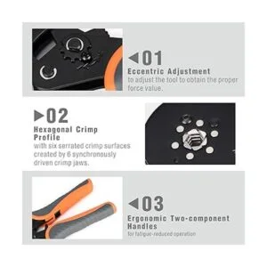 IWISS Herramientas de crimpado autoajustables para AWG205_3