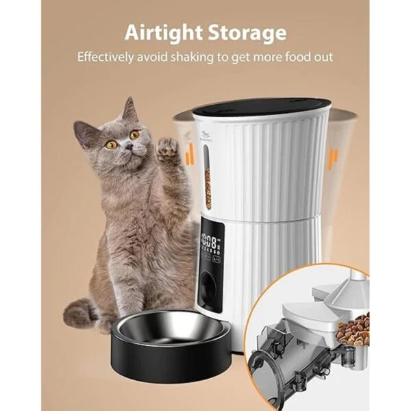 Petory Timed Automatic Cat Feeders 4L Programable Dry_3