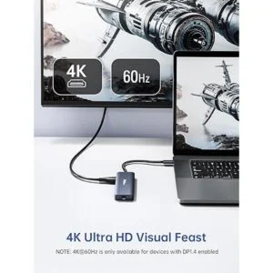 USB C HUB HDMI 4K 60Hz adaptador multipuerto USBC 5 en 1_3