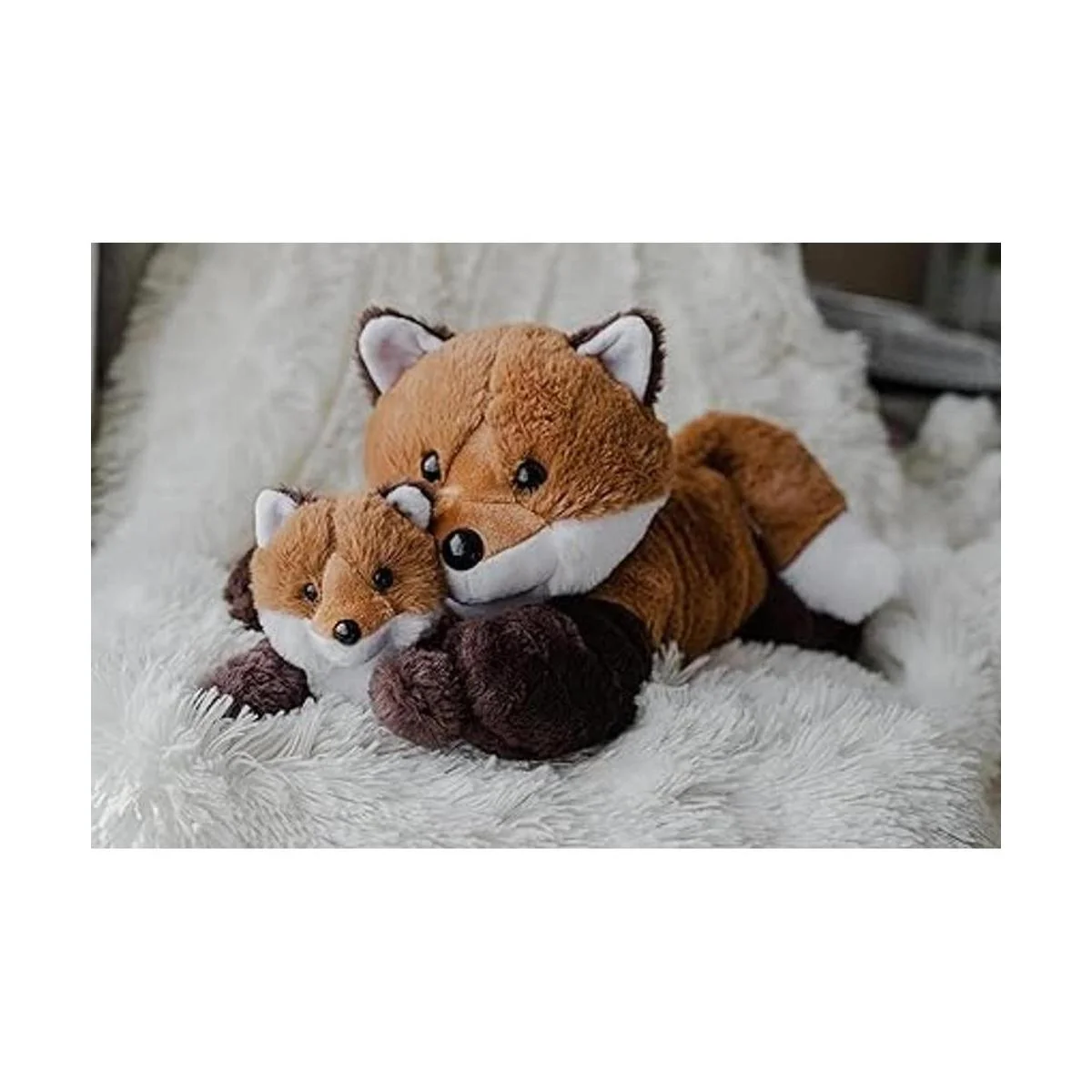 Foxes Oh So Soft Plush Animales Juego de regalo de_2