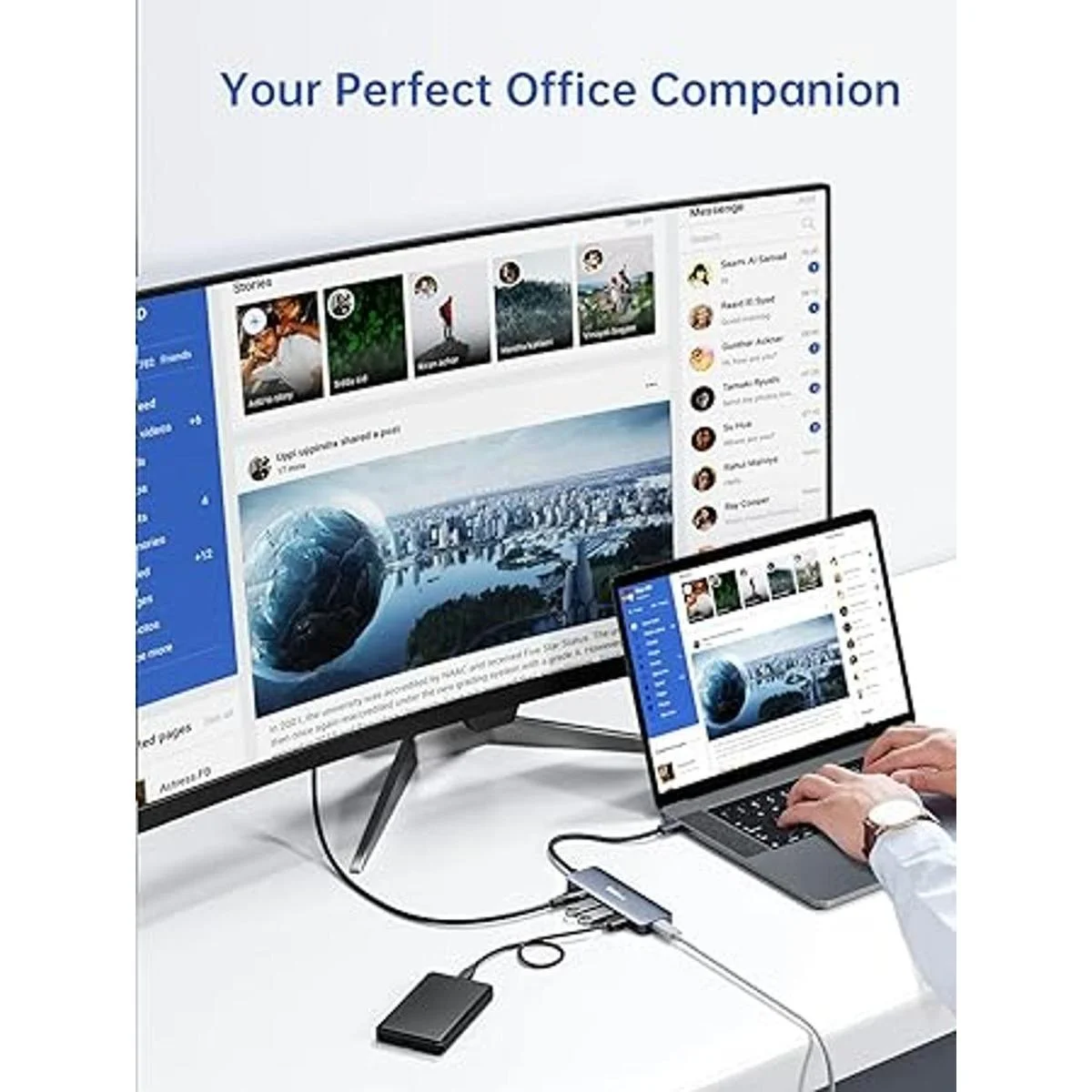 USB C HUB HDMI 4K 60Hz adaptador multipuerto USBC 5 en 1_6