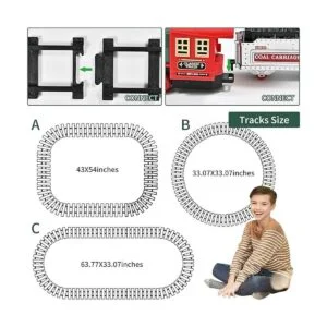 FANL Juego de trenes con control remoto juguetes de tren_5