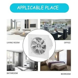 RLOZUI Ventilador de escape de 8 pulgadas 735CFM para_6