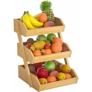 Cesta grande de frutas de bambú cuenco de frutas de 3_2