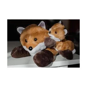 Foxes Oh So Soft Plush Animales Juego de regalo de_4