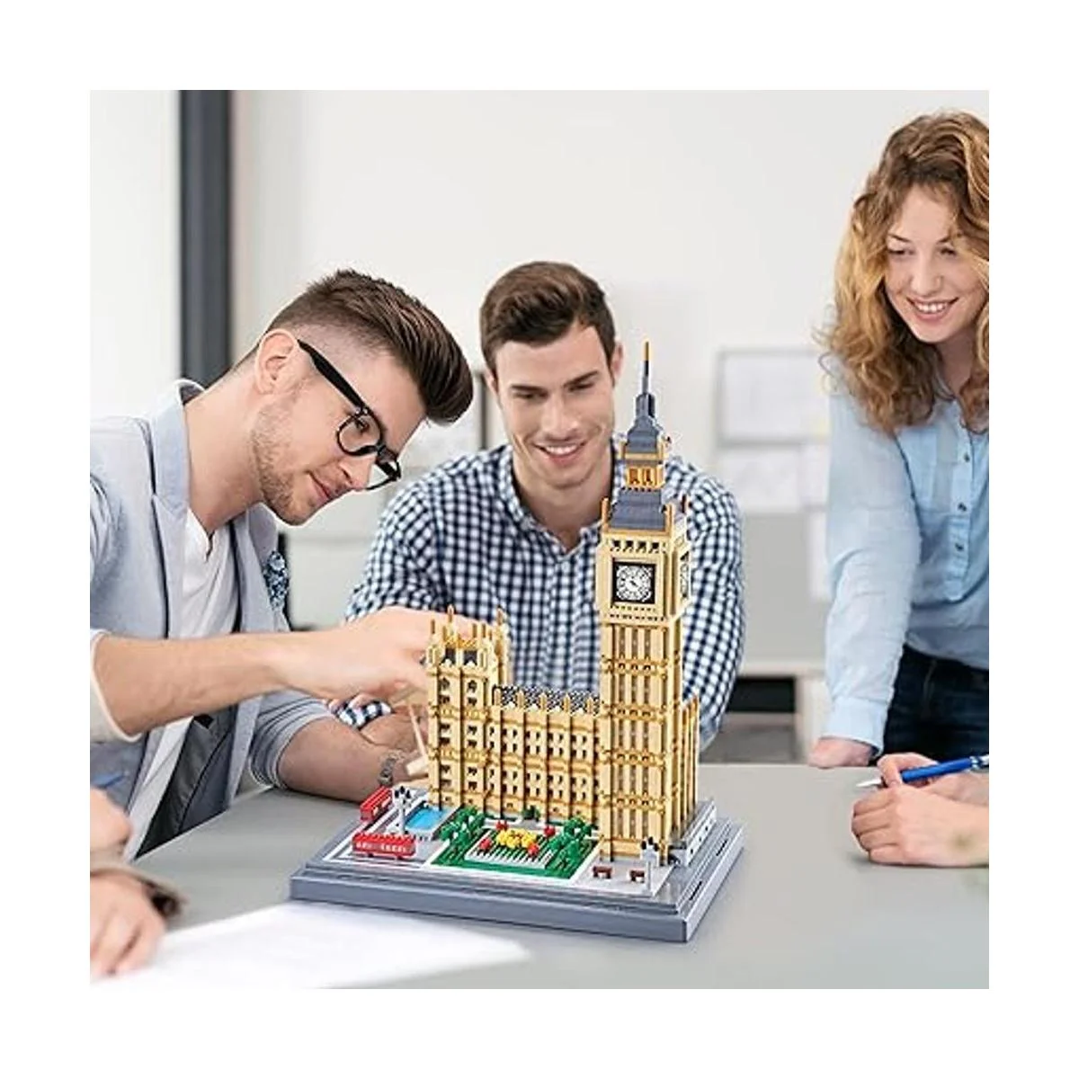 Lukhang Arquitectura de regalo juego de construcción de_6