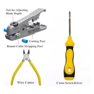 Gaobige rj45 Kit de herramientas de crimpado pasan a_6