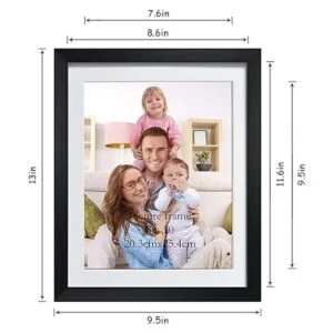 Giftgarden Portarretratos de 8 x 10 pulgadas color negro_2