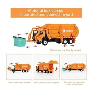 Fubarbar Juguetes para camiones de basura modelo de_6