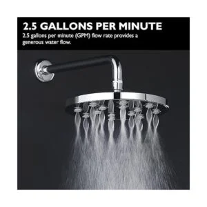 Homewerks HS31R125CH Alcachofa de ducha de lluvia de 8.9_6