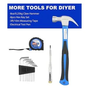 URASISTO Juego de herramientas de mano de reparación de 24_3