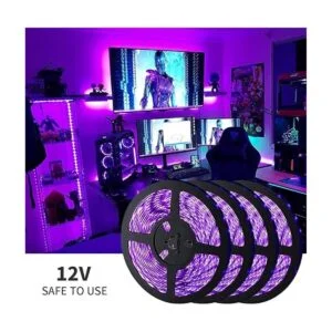 TigQiang Tira de luz negra luz LED negra flexible de 79_2