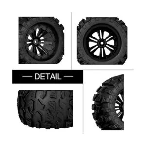 OGRC Ruedas y neumáticos de camión RC de 0.472 in_6