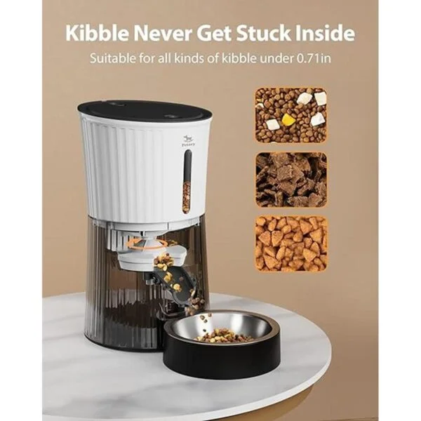 Petory Timed Automatic Cat Feeders 4L Programable Dry_6