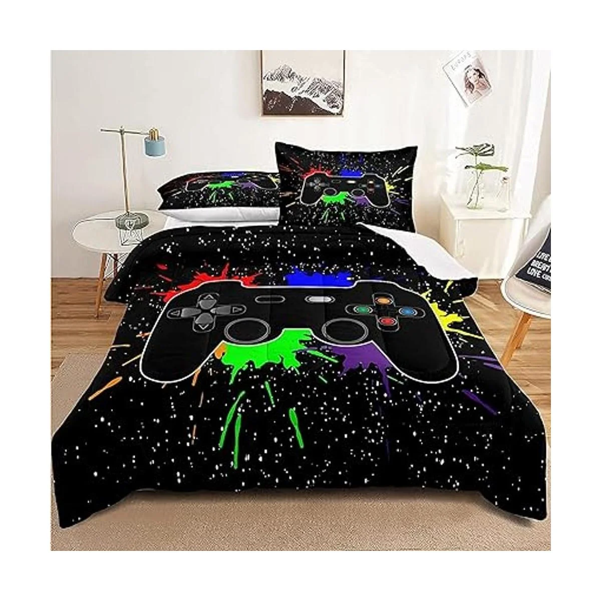 Juego de ropa de cama para juegos tamaño individual_2