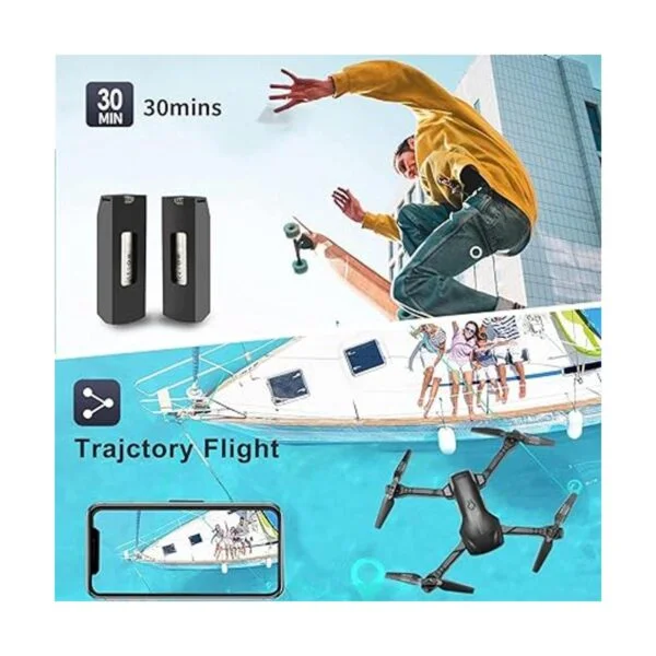 DRONEEYE Dron 4DV13 para niños y adultos con cámara FPV HD_4