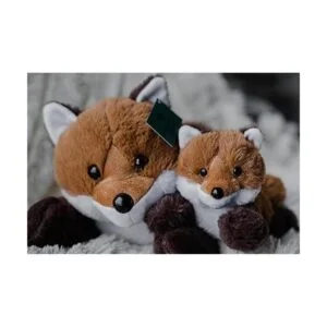 Foxes Oh So Soft Plush Animales Juego de regalo de_5