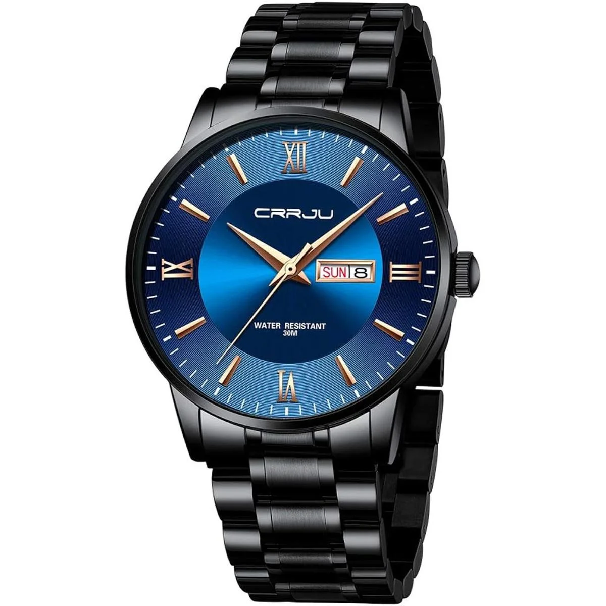 CRRJU Relojes minimalistas casuales de lujo para hombre_1