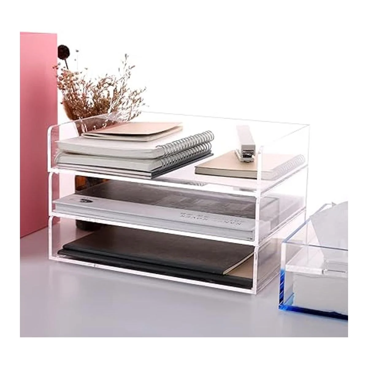 SANRUI Bandeja de acrílico apilable para cartas_5