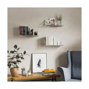 Wallniture Minori Estantes flotantes grises para pared_4