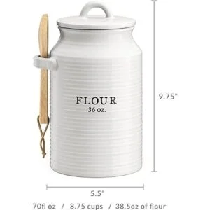 Barnyard Designs Recipiente de cocina de harina para_3